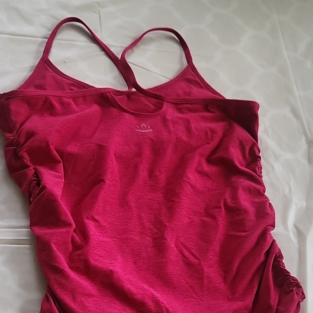 Beyond Yoga Fuchsia Racerback Tank Top - Picture 4 of 7